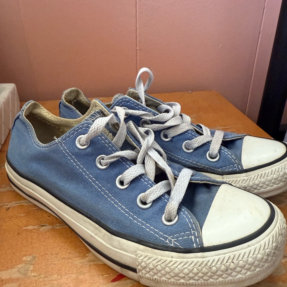 Classic Blue Converse Sneakers